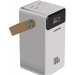 Canyon OnPower 610 Powerbanka, 60 000 mAh, 100W, biely