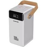 Canyon OnPower 610 Powerbanka, 60 000 mAh, 100W, biely
