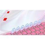 Canyon OnType 10, mechanická klávesnica, USB, fialová