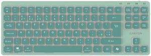Canyon OnType 10, mechanická klávesnica, USB, zelená
