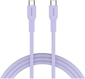 Canyon OnWire CCAP60CL, USB-C / USB-C, PD 60 W, fialový, (rozbalené)