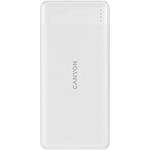 Canyon PB-109, Powerbank, 10 000 mAh, biela, (rozbalené)