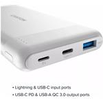 Canyon PB-109, Powerbanka, 10 000 mAh, biela