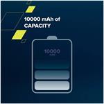 Canyon PB-109, Powerbanka, 10 000 mAh, biela