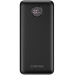 Canyon PB-2002, 20 000 mAh, powerbank, 22,5 W, čierna