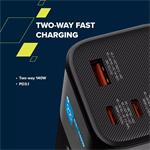 Canyon PB-2010, Powerbanka, Li-Pol, 27.000 mAh, 140W, tmavosivá