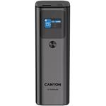 Canyon PB-2010, Powerbanka, Li-Pol, 27.000 mAh, 140W, tmavosivá