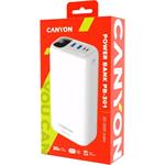 Canyon PB-301, Powerbanka, 30.000 mAh, biela