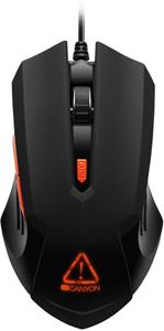 Canyon Star Rider CND-SGM01RGB, herná myš, čierna