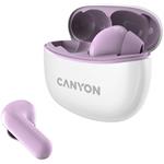 Canyon TWS-5, bezdrôtové slúchadlá, fialové