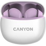 Canyon TWS-5, bezdrôtové slúchadlá, fialové
