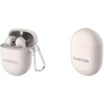 Canyon TWS-6, True Wireless Bluetooth slúchadlá do uší, béžové