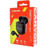 Canyon TWS-6, True Wireless Bluetooth slúchadlá do uší, čierne