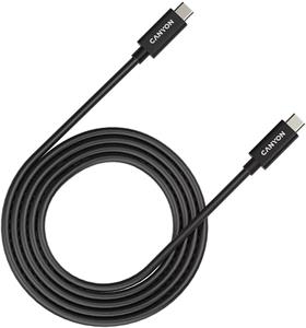 Canyon UC-42, kábel USB-C/USB-C,  240W, 2m, čierny