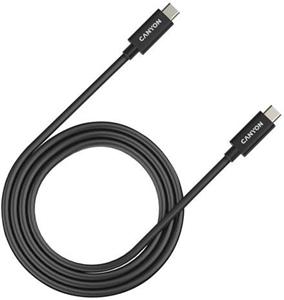 Canyon UC-44, 1 m kábel USB-C / USB-C, 48V/5A, výkon 240W EPR, 400GBPS, pre notebooky, E-mark čip, čierny