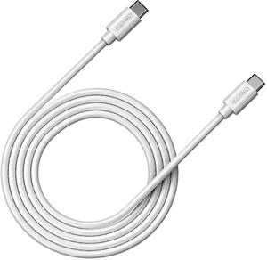 Canyon UC-9, 1.2m kábel USB-C / USB-C, 100W, biely, (rozbalené)