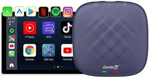 Carlinkit CarPlay Ai Box s Android 13 8+128GB pre originálne autorádia s CarPlay, (rozbalené)