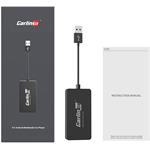 Carlinkit CCPA, bezdrôtový adaptér, Apple Carplay, Android Auto, čierny