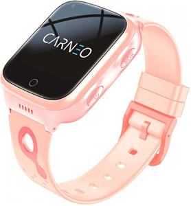 CARNEO GuardKid+ 4G Platinum, detské GPS hodinky, ružové