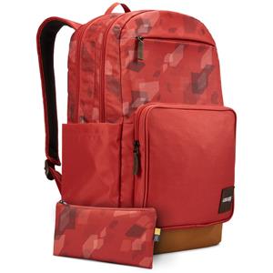 Case Logic CCAM4116 Query, batoh 29L - tehlovo červený so vzorom/svetlo hnedý
