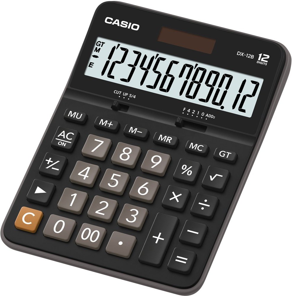 Casio DX 12 B kalkulačka stolná, čierna