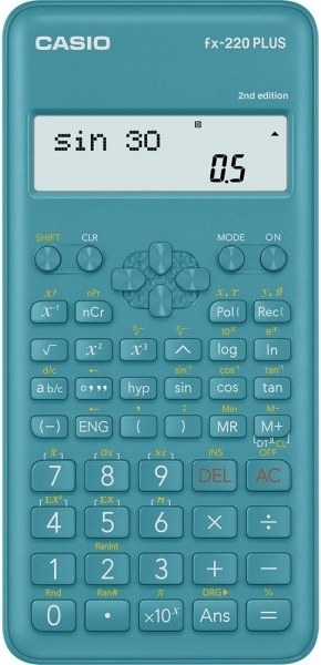 Casio FX 220 PLUS 2nd kalkulačka vedecká, modrá