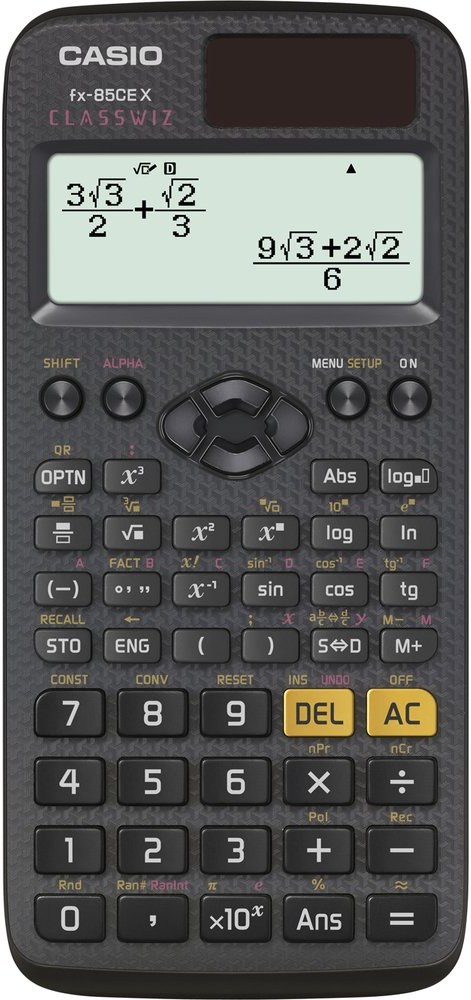 Casio FX 85 CE X kalkulačka vedecká, čierna