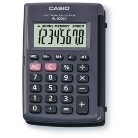 Casio HL 820 LV BK kalkulačka vrecková, čierna