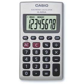 Casio HL 820 VA kalkulačka vrecková, biela