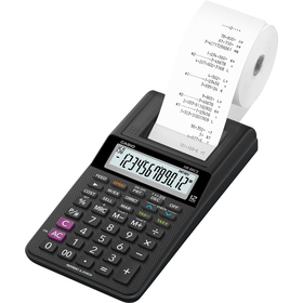 Casio HR 8 RCE BK kalkulačka s tlačou, čierna