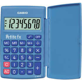 Casio LC 401 LV BU kalkulačka stolná, modrá
