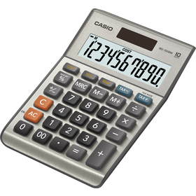 Casio MS 100 B MS kalkulačka stolná, strieborná