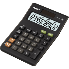 Casio MS 20 B S (TAX+EXCHANGE) kalkulačka stolná, čierna