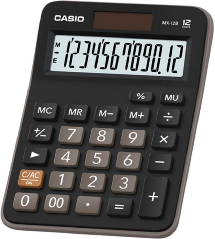Casio MX 12 B kalkulačka stolná, čierna