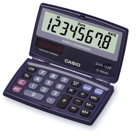 Casio SL 100 VER kalkulačka vrecková, fialová