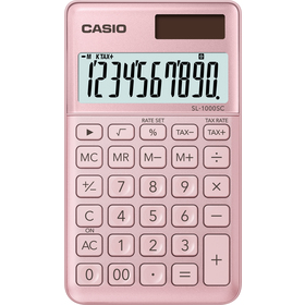 Casio SL 1000 SC kalkulačka vrecková, ružová