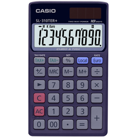 Casio SL 310 TER+ kalkulačka vrecková, tmavo-modrá