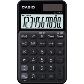 Casio SL 310 UC BK kalkulačka vrecková, čierna