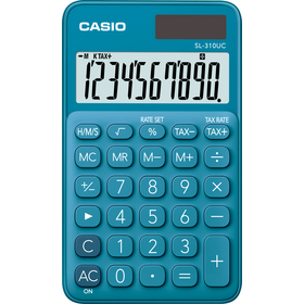 Casio SL 310 UC BU kalkulačka vrecková, modrá