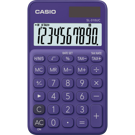 Casio SL 310 UC PL kalkulačka vrecková, fialová