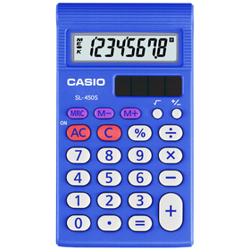 Casio SL 450 S kalkulačka vrecková, modrá