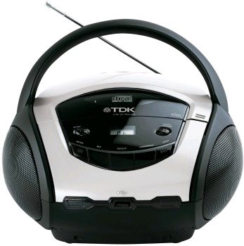 CD prehrávač TDK TBC8717 Boombox , AM/FM rádio, MP3, USB, čierno-strie
