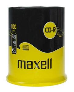 CD-R MAXELL 700MB 52X 100ks/cake