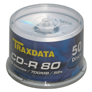 CD-R Traxdata 50 pack 52x/700MB
