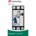 Cellularline Bike Holder univerzálny držiak pre mobilný telefón k upevneniu na riadidla, čierny