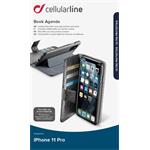 CellularLine Book Program, puzdro typ kniha pre Apple iPhone 11 Pro, čierne