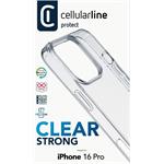 Cellularline Clear Duo kryt s ochranným rámčekom pre Apple iPhone 16 Pro, číry