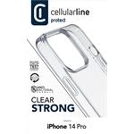 Cellularline Clear Duo kryt s ochranným rámčekom pre iPhone 14 PRO, transparentný