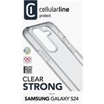 Cellularline Clear Duo kryt s ochranným rámčekom pre Samsung Galaxy S24