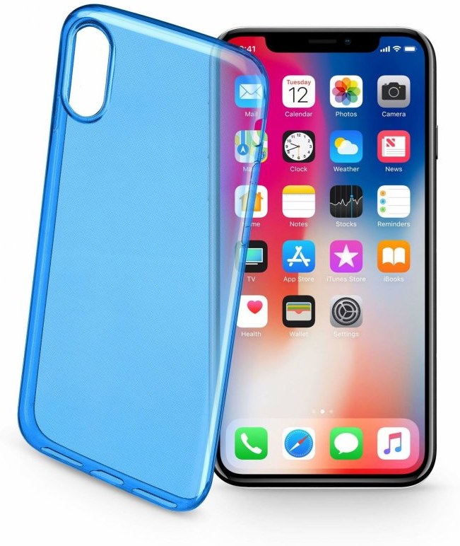 CellularLine Color, modrý kryt pre pre Apple iPhone X
